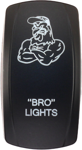 Xtc Power Products Dash Switch Rocker Face BRO Lights - SW00-00141046