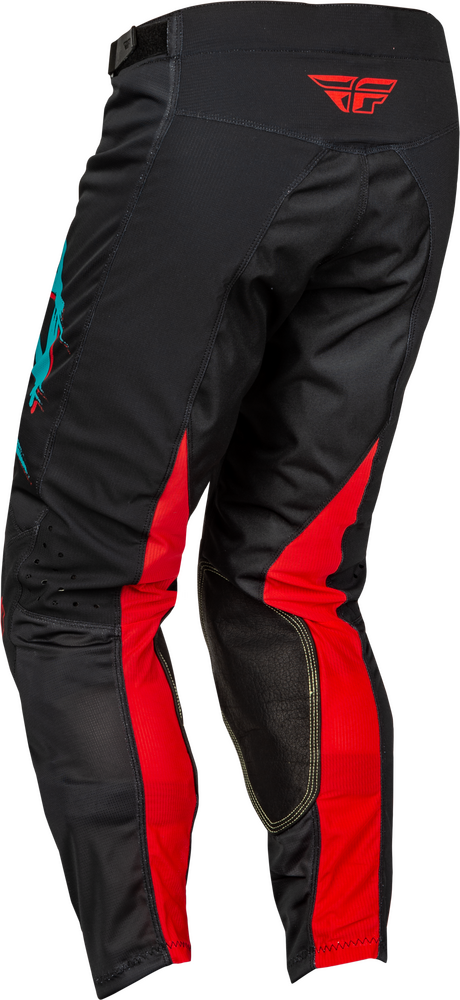 Fly Racing Kinetic Mesh Rave Pants RED Black Mint SZ 32