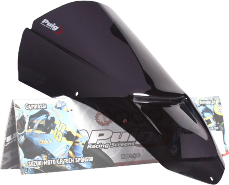 Puig Hi-Tech Parts Windscreen Racing Dark Smoke - 4110F Aprilia Tuono 1000 2006-2010