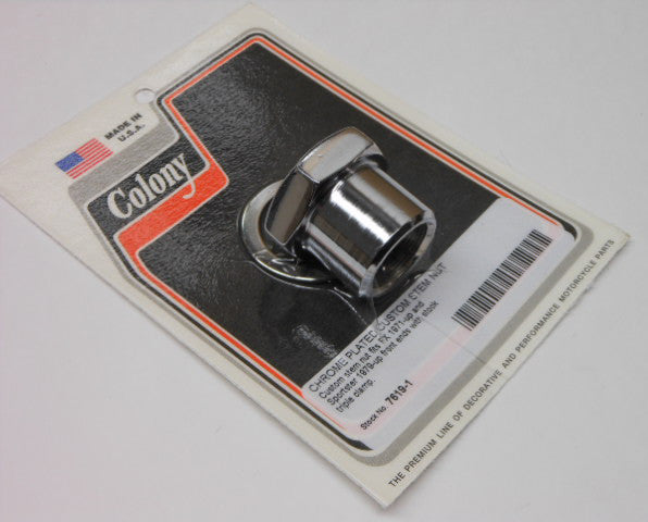 Colony Machine Chrome Stem NUT FX - 7619-1 For Harley Sportster 2019