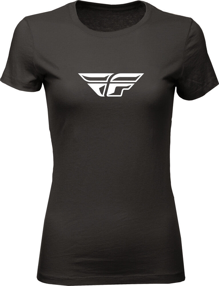 Fly Racing Women's FLY F-Wing TEE Black LG