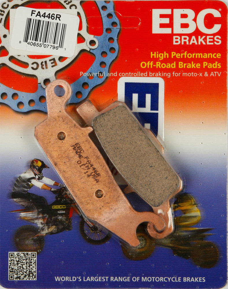 EBC Brake Pads - FA446R Yamaha Grizzly 2007-2015