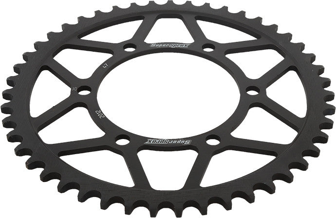 Supersprox Rear Sprocket Steel 47T-525 Black TRI - RFE-2012-47-BLK Triumph Motorcycles 2006-2017