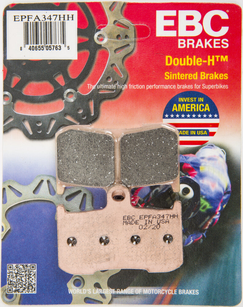 EBC Extreme PRO Brake Pads - EPFA347HH For Victory Motorcycles 2008-2016 | Indian 2012-2019 | Triumph Speed / Daytona / Tiger / Street 2005-2015