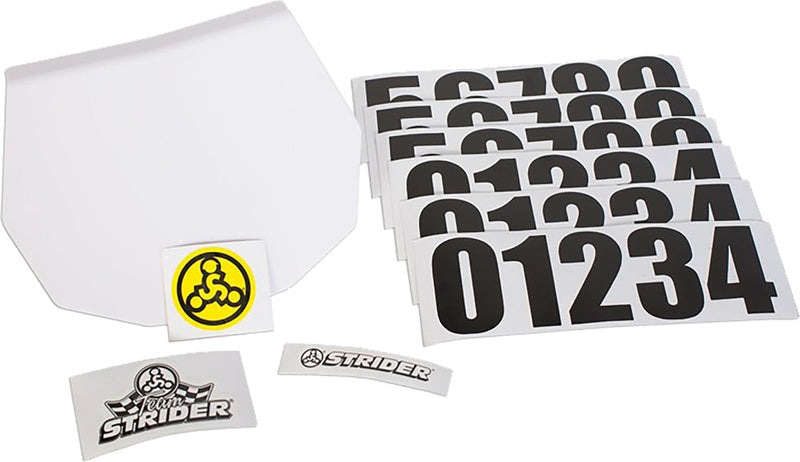 Strider 10-2417 PPLATE-12 NUMBER PLATE KIT REPLACEMENT