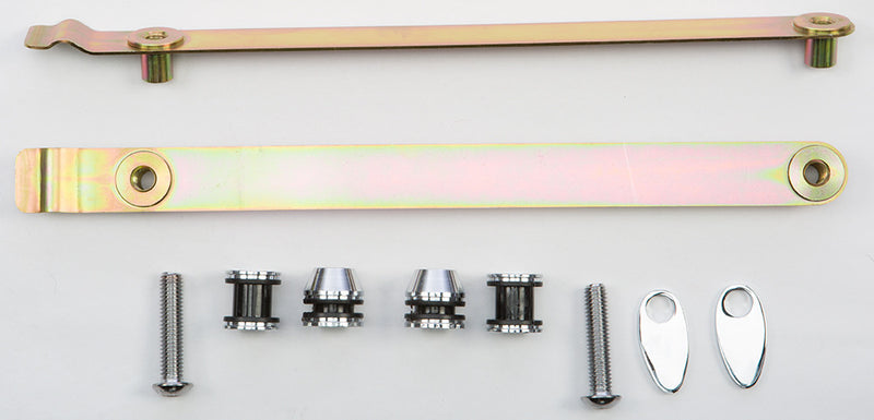Harddrive Docking Hardware Kit Chrome Dyna - 086074 For Harley Dyna 2006-2017