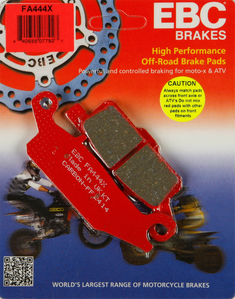 EBC Brake Pads - FA444X Yamaha ATVs 2007-2015