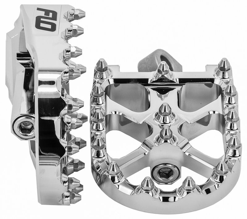 Flo Motorsports Fpeg-800V3BLK BMX Style Foot Pegs Black For Harley Motorcycles 1970-2020