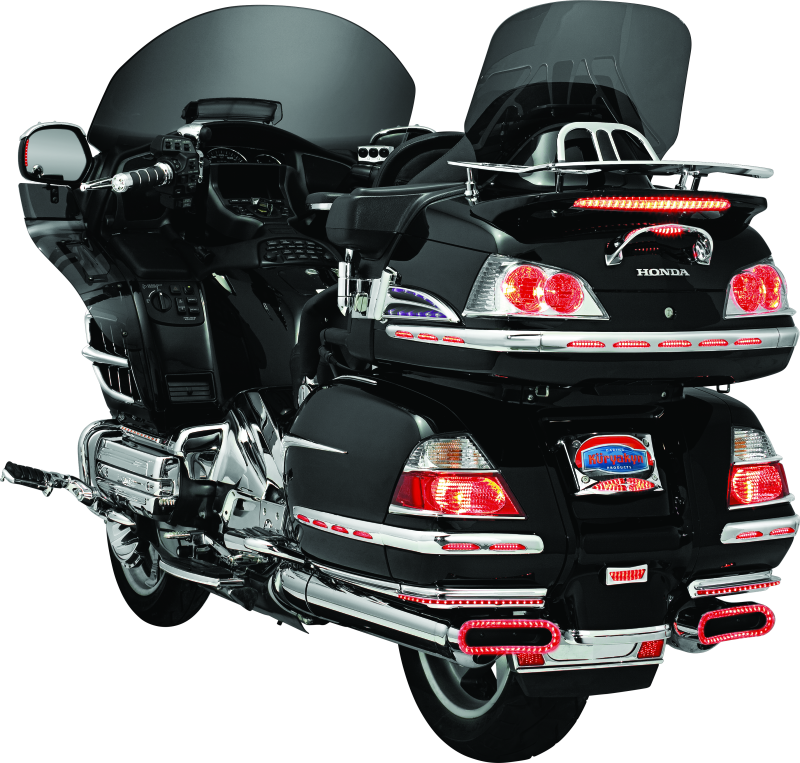Kuryakyn 3215 L.e.d. Lighted Trunk Lid Handle 01-17 GL1800 Chrome - User 1