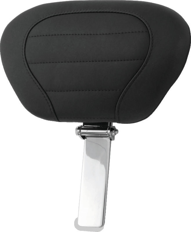 Mustang Motorcycle 79012 Mustang 08-21 Harley Electra Glide Std, Rd Glide ,rd King, Str Glide Driver Backrest Deluxe - Black - Photo - Primary