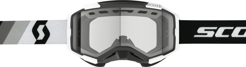Scott 51-5659 278605-7702043 FURY SNOWCROSS GOGGLE PREMIUM BLACK/WHITE CLEAR