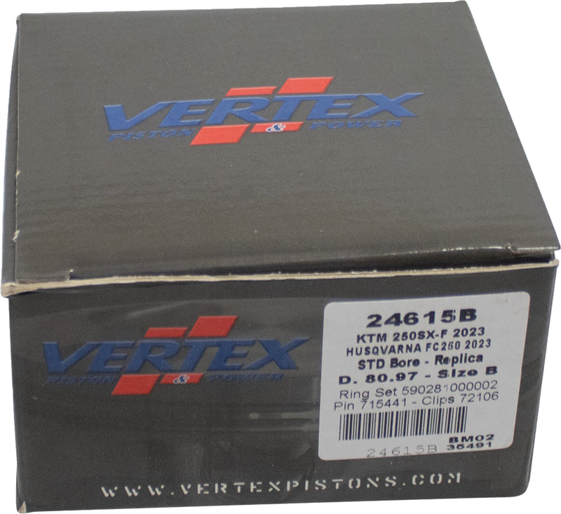 Vertex Forged Replica Piston Kit - 24615B Husqvarna FE 250 2024