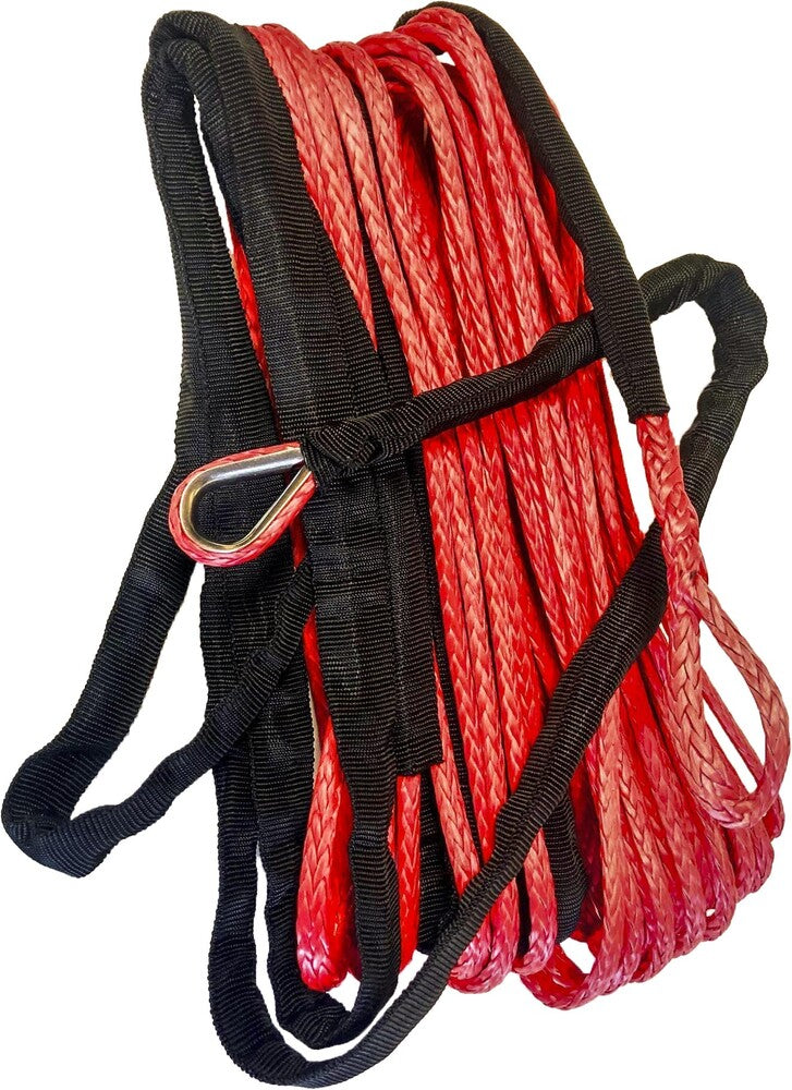 Open Trail 57-0677 700-2150 SYNTHETIC WINCH ROPE 1/4" DIAMETER X 50 FT. RED
