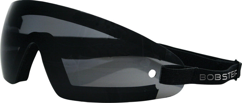 Bobster 26-4795 BW201 WRAP AROUND SUNGLASSES BLACK W/SMOKE LENS