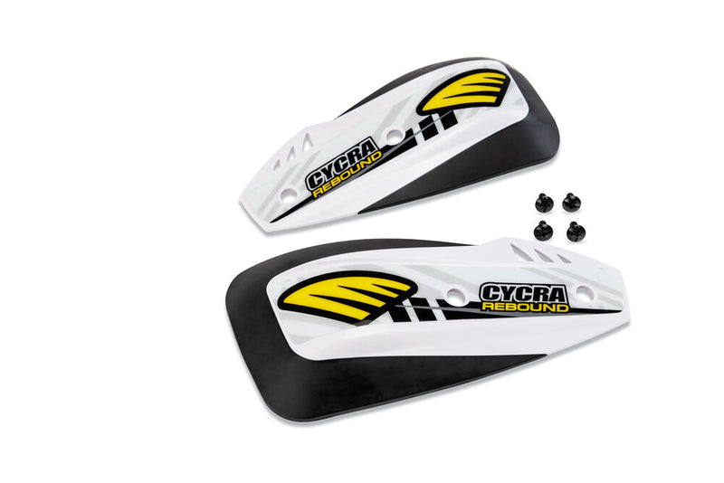 Cycra 714-1809 1CYC-1027-42 REPLACEMENTDX HAND SHIELDS REBOUND WHITE