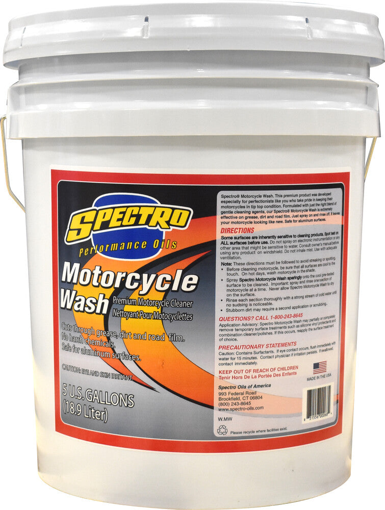 Spectro 582-00049 310377 PREMIUM MOTORCYCLE WASH 5 GAL