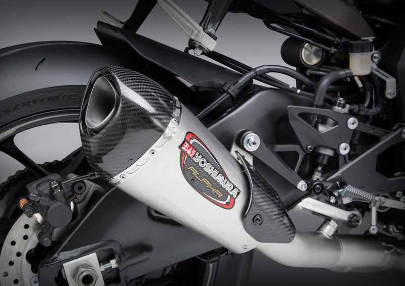Yoshimura 960-1567 13141CP520 EXHAUST RACE ALPHA-T SLIP-ON SS-SS-CF WORKS