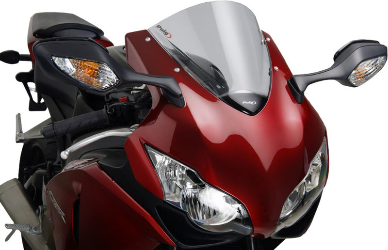 Puig Hi-Tech Parts Windscreen Racing Smoke - 4623H Honda CBR1000RR 2008-2011