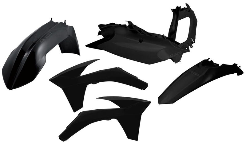 Acerbis Plastic Kit Black - 2205470001 KTM Dirt Bikes 2011-2012