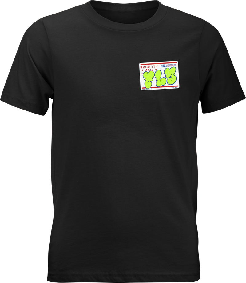 Fly Racing 354-0413YS 354-0413YS YOUTH FLY GRAFFITI TEE BLACK YS