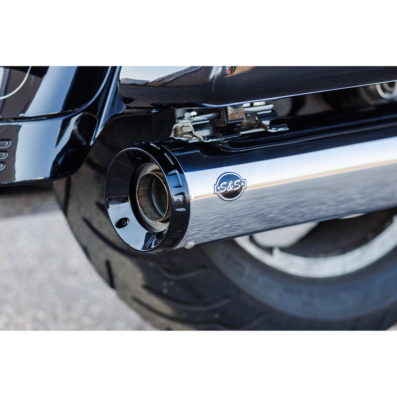 S&S Cycle GNX Muffler - 550-1079 For Harley Touring 1995-2016