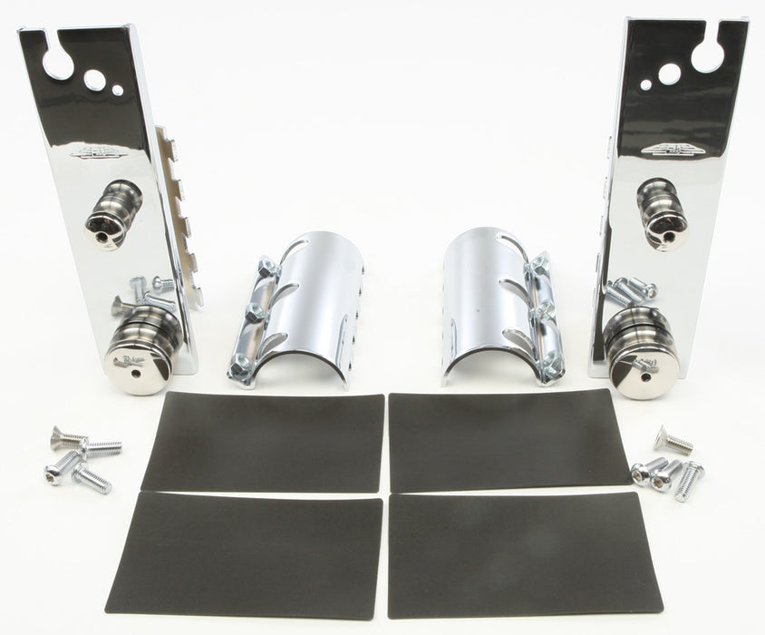 National Cycle 562-21186 KIT-Q344-001 SWITCHBLADE MOUNT KIT CHROME QUICK RELEASE STRAIGHT FORKS