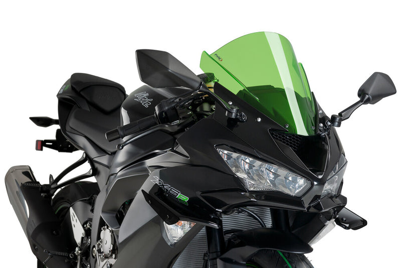 Puig Hi-Tech Parts Sport Side Spoilers Black - 3176N Kawasaki Ninja 2018-2023
