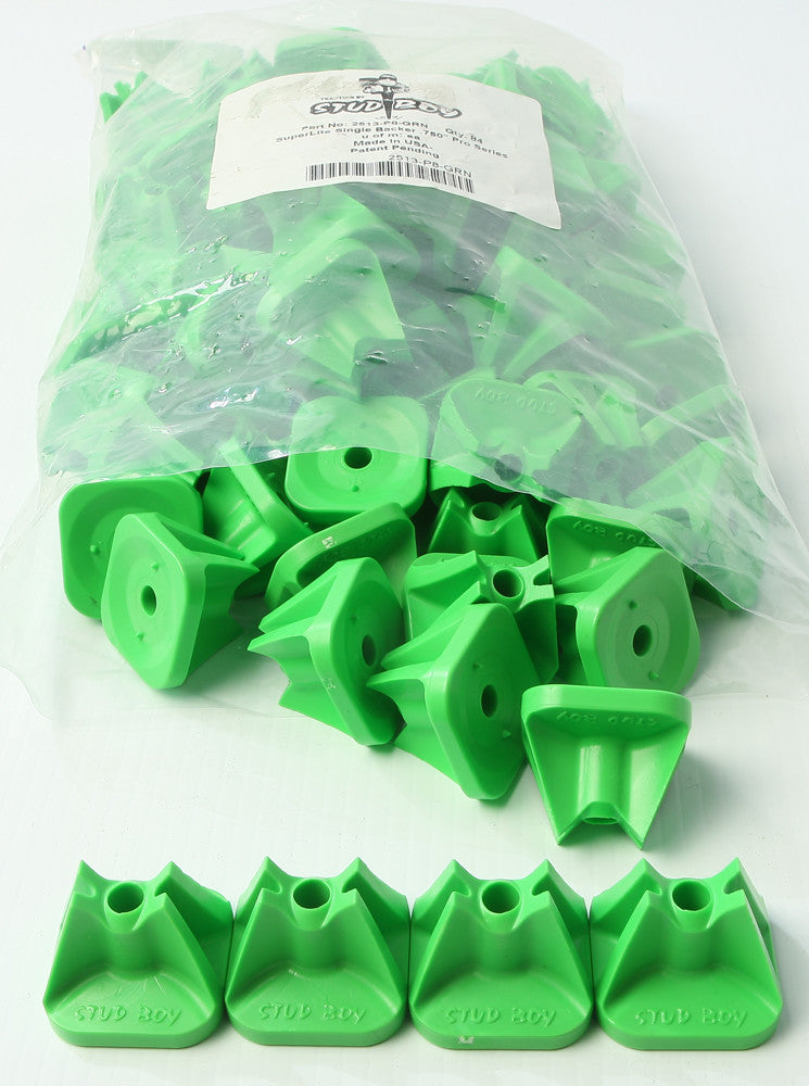 Stud Boy 18-33939G 2513-P8-GRN SUPER-LITE PRO SERIES SINGLE BACKERS .75" 84/PK GREEN