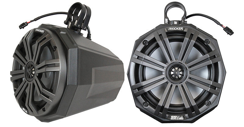 Ssv Works 63-5071K US2-C8K-185 8" CAGE MOUNT PODS W/KICKER