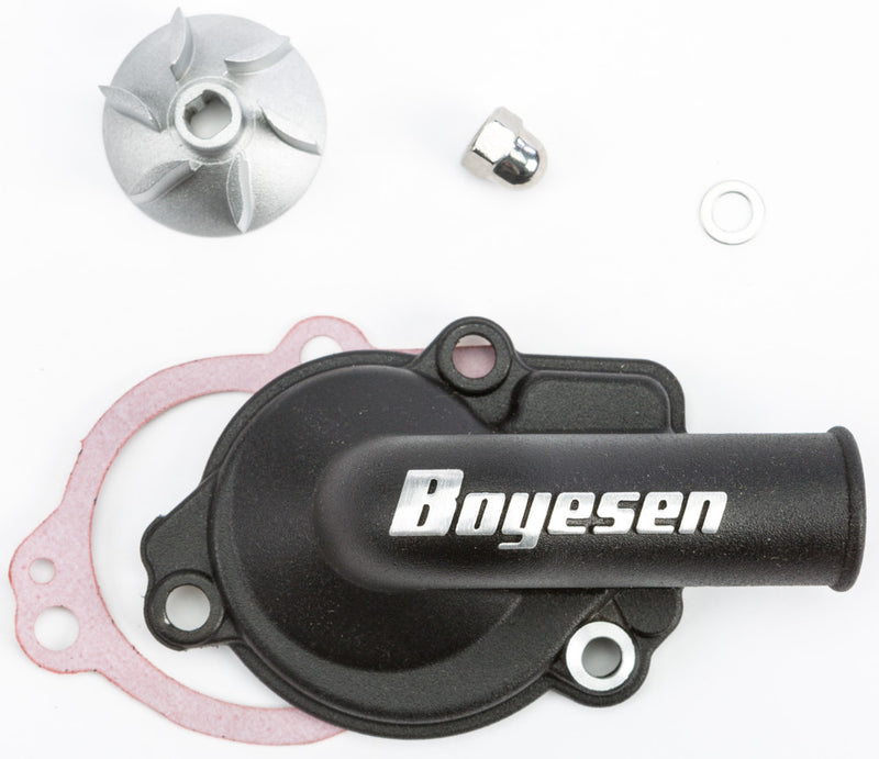Boyesen Waterpump Cover & Impeller Kit Black - WPK-41B For Husqvarna Dirt Bikes 2016-2023 | KTM Dirt Bikes 2016-2023