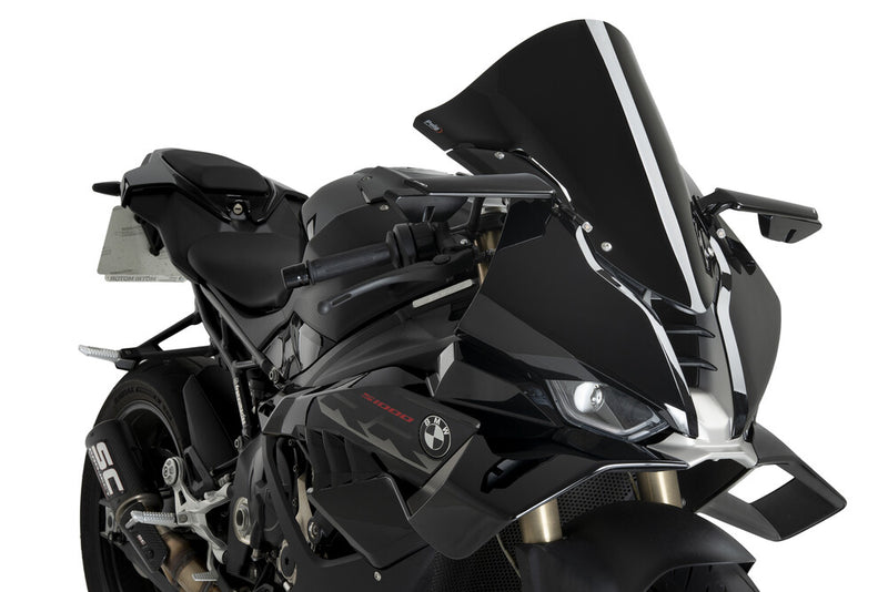 Puig Hi-Tech Parts Windscreen R-Racer Black - 3641N BMW S1000RR / 1000 2019-2025