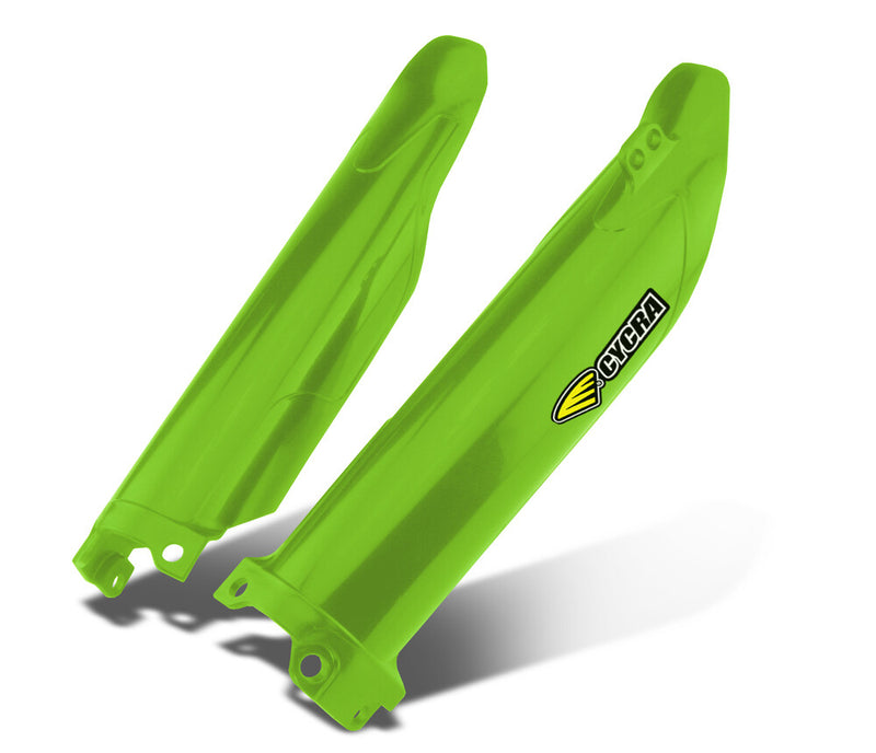 Cycra Fork Guards Green - 1CYC-6909-72 Kawasaki Dirt Bikes 2016-2025