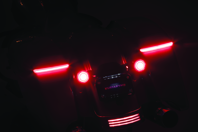 Kuryakyn 2905 Tracer L.e.d. Turn Signal Inserts Red/red Smoke Lens Rear - User 1
