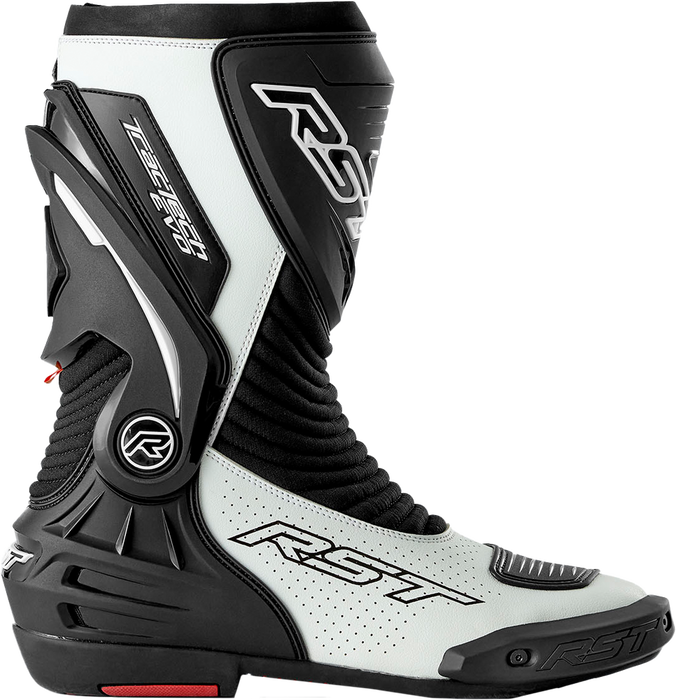 Rst 556-3690141 103690WHI-41 WOMENS TRACTECH EVO D3O BOOT BLACK/WHITE 9.5