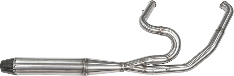 Sawicki 2IN1 Twin CAM FLT MID Length Pipe Brushed SS For Harley Touring 1995-2016