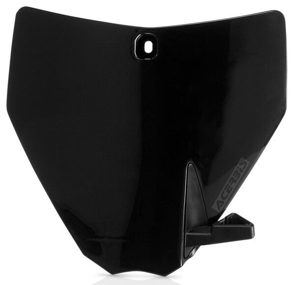 Acerbis Front Number Plate Black - 2393370001 Husqvarna Dirt Bikes 2014-2016