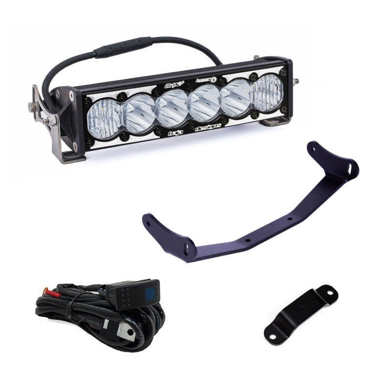 Baja Designs 448194 Can-am Maverick R 10in OnX6+ Laser Hybrid Shock Tower Kit - User 1
