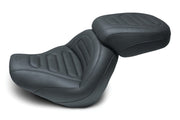 Mustang Motorcycle 75887 Mustang 18-21 Harley Fat Bob Standard Touring Solo Seat Trapezoid- Black - User 1