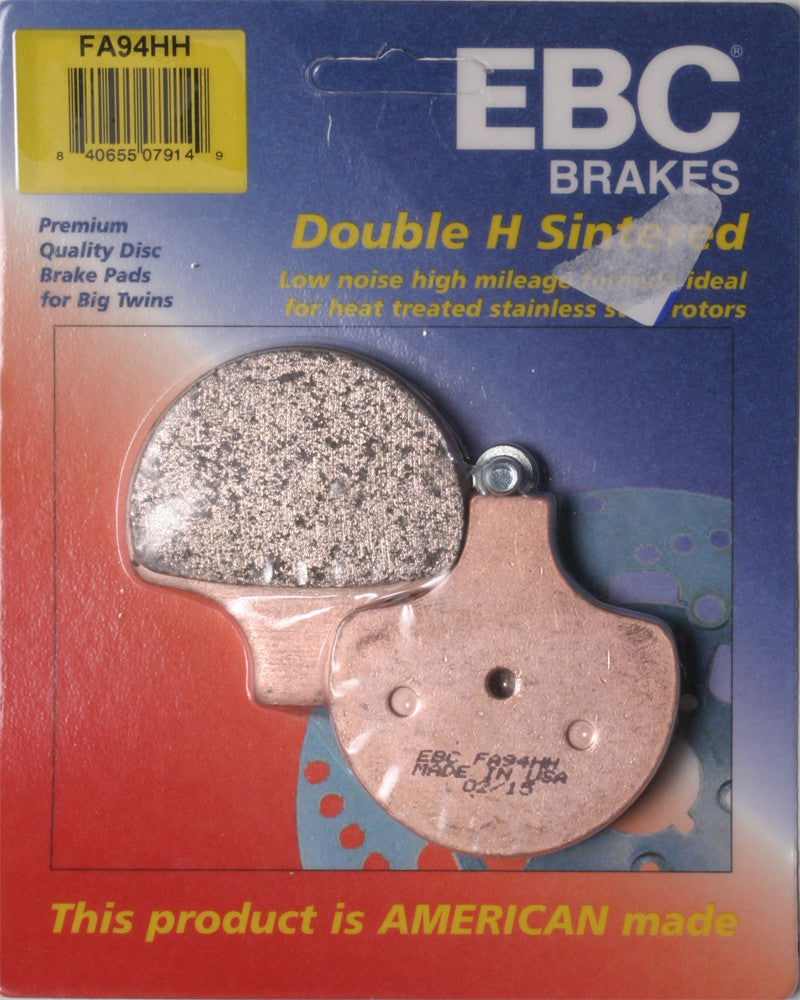 EBC Brake Pads Double-H Sintered - FA94HH For Harley Motorcycles 1984-2010