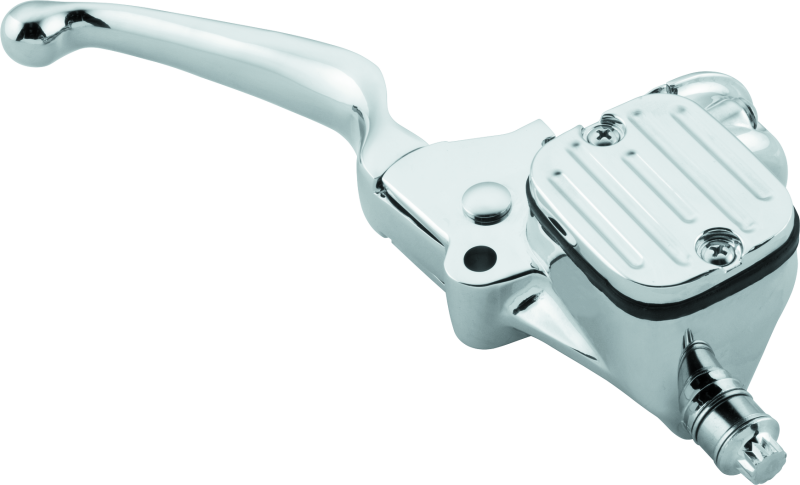 Bikers Choice 489987 Chrome 96-07 FL 96-10 ST Dyna 96-03 XL 9/16 Bore Chopped Handlebar Master Cylinder - Photo - Primary