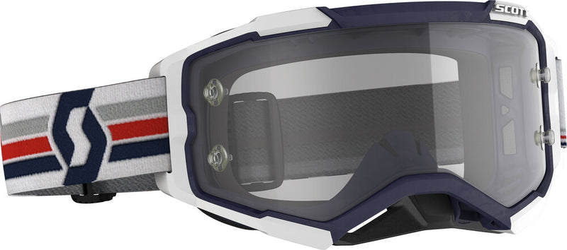 Scott 51-2321 274514-1006113 FURY GOGGLE BLUE/WHITE CLEAR WORKS LENS