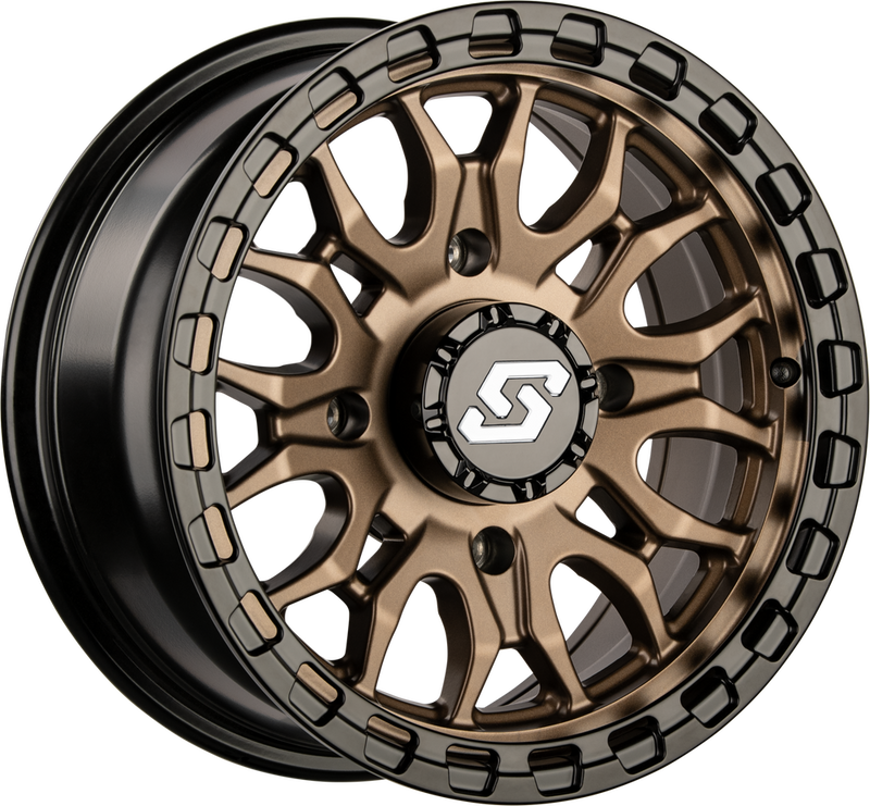 Sedona 570-9159 A-S28Z-57056+10 IGNITION WHEEL 15X7 4/156 +10MM BRONZE/BLK