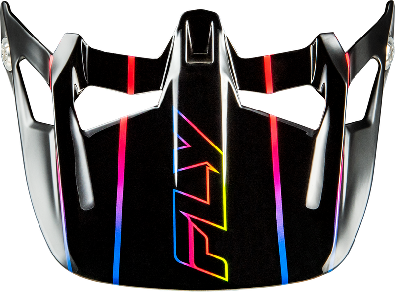 Fly Racing Werx-R Carbon Flow Visor Black Multi