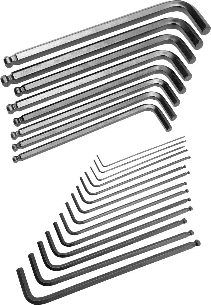 Performance Tool 117-1033 W80280 22 PC SAE/MET BALL END HEX SET