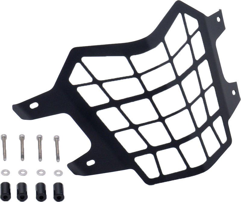 Zeta Headlight Guard Black - ZE52-4410 Yamaha 1200 Super Tenere / Tenere 700 2020-2022