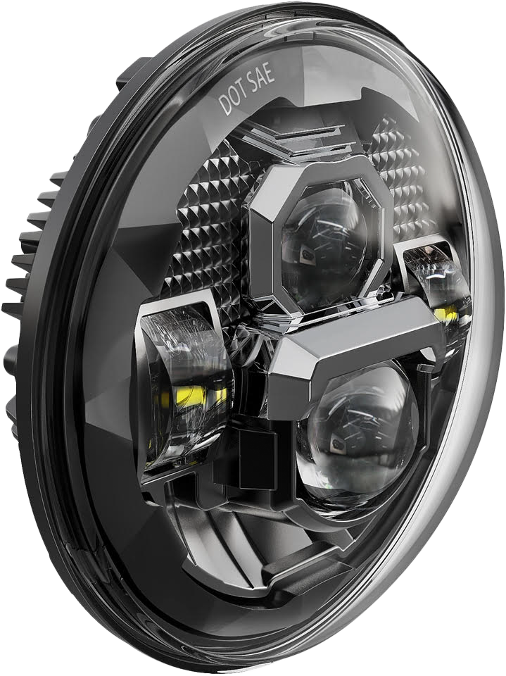 Pathfinder 226-0233 UV7B 7" LED HEADLIGHT RUGGED ULTRA VIEW BLACK