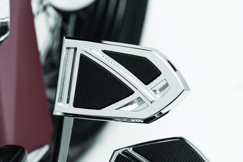 Kuryakyn 5754 Phantom Brake Pedal Pad For 18-Up FL Softails Chrome - Photo - Primary