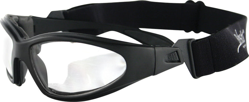 Bobster 26-4907 GXR001C GXR SUNGLASSES BLACK W/CLEAR LENS