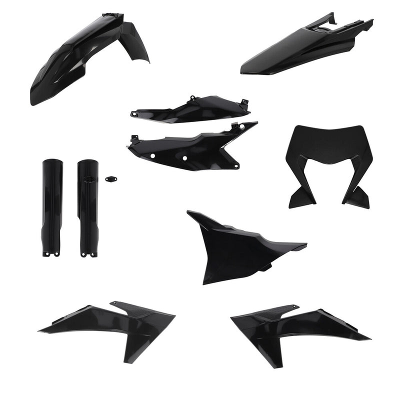 Acerbis Plastic Kit Full KTM Black - 2986550001 KTM Dirt Bikes 2024-2026