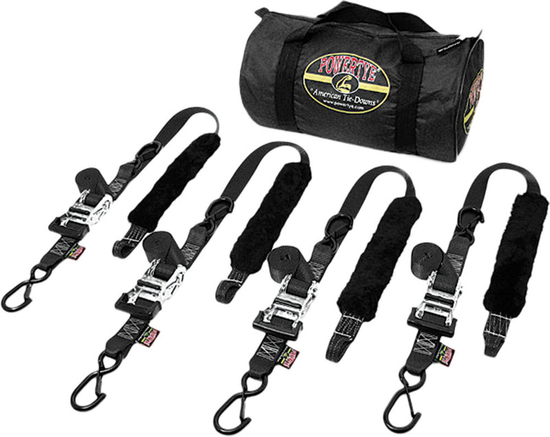 Powertye FAT Strap Trailer Kit Black 1.5"X6.5' - TRAILERKIT-82